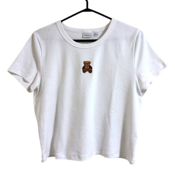 Aritzia  Sunday Best Besthug™ Little Ribbed White T-Shirt - Picture 3 of 8